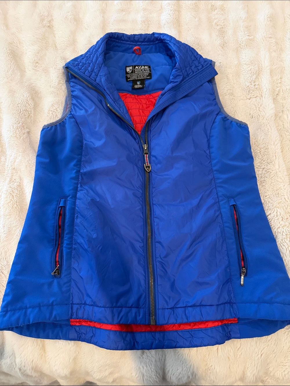 Kuhl Women's Blue Vest with Red Accents